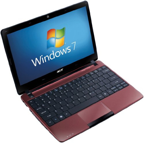 Acer Aspire One 722 11.6 inch Netbook - Red (AMD Dual-Core C-60 1GHz, RAM 2GB, HDD 320GB, LAN, WLAN, Webcam, Windows 7 Home Premium 64 Bit)
