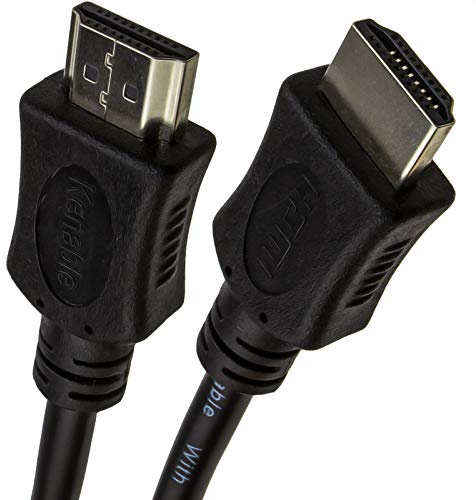 kenable HDMI câble Haute Vitesse 1080p HD TV Blindé Cordon 0,25 m 25 cm [0.25 mètre/0,25m]