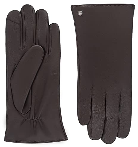 Roeckl Herren Boston Touch Lederhandschuhe, Coffee, 8