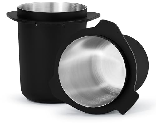 Normcore Portafilter Dosierbecher 53.3 mm | Portafilter Dosing Cup | Kaffee-Dosierbehälter | Dosierbecher für Siebträger | aus 18/10 Edelstahl