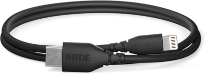 RØDE Câble RØDE SC21 USB-C vers Lightning (30 cm, noir)