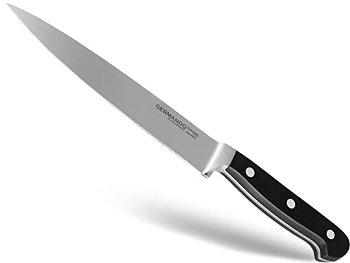 Filetiermesser Solingen Filiermesser Made in Germany Kochmesser Geschmiedet mit Extra Scharfer Flexibler Messerklinge Küchenmesser Messer Edelstahl Rostfrei zum filetieren von Fleisch und Fisch