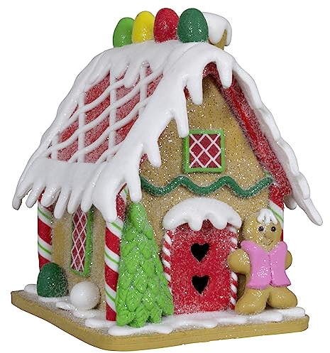 Christmas Paradise Weihnachtliches Deko Lebkuchenhaus Pfefferkuchenhaus 12cm bunt
