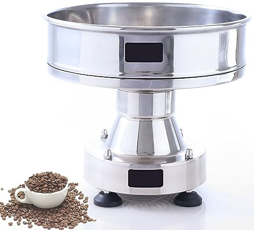 Enfriador de granos de café, enfriador de granos de café tostado con capacidad de 400 g con tamiz de doble capa, ventilador de enfriamiento rápido de 800 RPM para tostadores de café Uso comercial