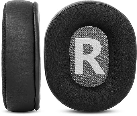DowiTech Tappi di ricambio per cuffie traspiranti e durevoli compatibili con Creative Sound BlasterX H5 BlasterX H7 Cuffie Cuscino Padiglioni Auricolari