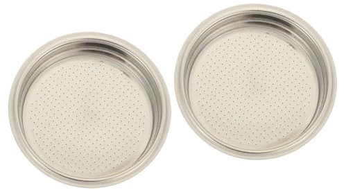 DOITOOL 2piezas Cafetera De Filtro De Café De Inoxidable Taza De Extracción De Café Reutilizable Filtro De Malla Para Uso Casa Doble