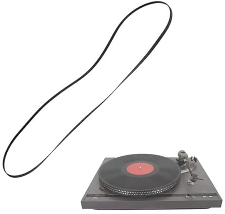 BQRKOTM 1 Stück Belt Antriebsriemen, 300mm Plattenspieler Gummiband, Phonograph Ersatzgürtel, Riemen für Plattenspieler, Für Viele Plattenspielertypen