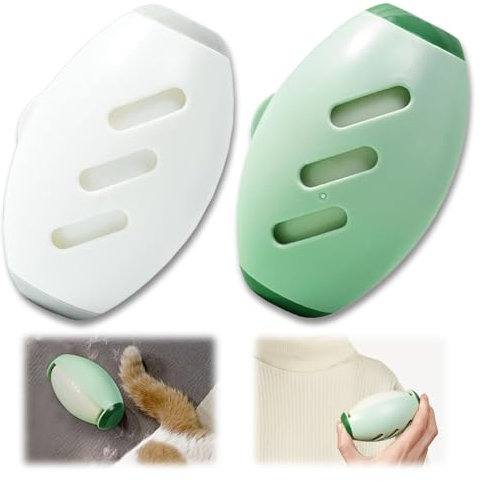 Reusable lint roller, 2 Pezzi Rullo per pelucchi portatile, Rullo Antipelucchi Lavabile Riutilizzabile, Gel appiccicoso a rullo per lanugine, Sticky Lint Roller, per vestiti, mobili, tappeti