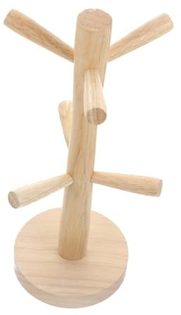 1 support de rangement pour tasses, égouttoir à bracelets, porte-bijoux, organisateur de tasses, support pour tasses à thé, tasses à café expresso, organisateur de colliers, présentoir à bijoux,