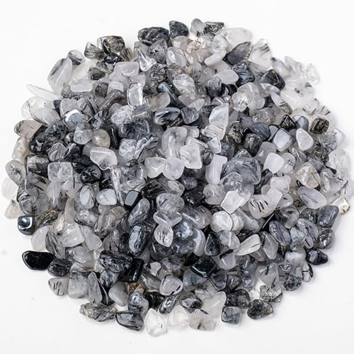 Ezydka 400g Natürlich Kristallsteine 7-11mm Edelsteine Klein Mischung Edelsteine für Kinder Mini Halbedelsteine Trommelsteine Kristall Steine für Dekoration, Heilsteinen, Edelsteinspiel