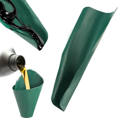 Trichter Faltbar, 37 x 17 cm Einfülltrichter Flexibler, Falttrichter, Trichter Küche, Funnel Mehrzweck, Leicht Reinigender Öltrichter Wiederverwendbarer für Umfüllen von Flüssigkeiten und Pulvern