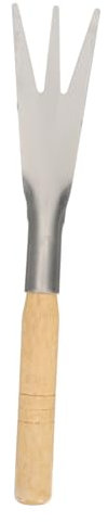 HEMOTON Vanga Da Giardinaggio in Acciaio Inox Pala Per Verdure Da Giardino Pala Da Diserbo Manuale Manico Ergonomico in Legno