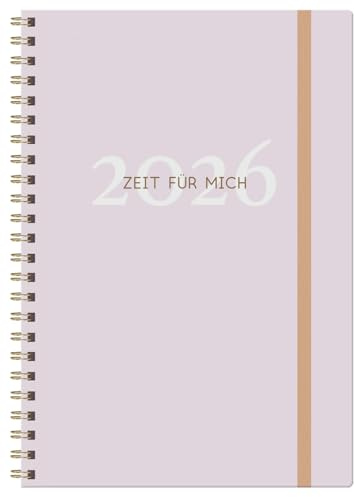 Terminkalender Selfcare-Planer - Kalender 2026 - Korsch-Verlag - Taschenkalender mit Spiralbindung und viel Platz für Wohlfühlmomente - 14,8 cm x 21 cm