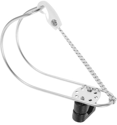 BATHVEVE Stainless Steel Horseshoe Lifebuoy Bracket Durable Holder for Boat Yacht Accessories Versatile Design for Swimming Ring Storage Practical Lifebuoy Mounting