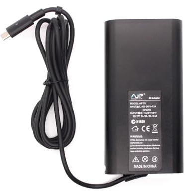 AJP Slim 90W USB C Fast Charger for HUAWEI MateBook X, X Pro, 13 WRT-W29, E/D, for Toshiba Tecra X40-D-10J X40-D-149, for LG GRAM 17Z90P-K.AA78A1 Laptop TYPE C Power Adapter