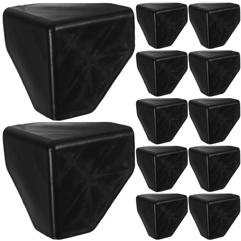Ipetboom 100 Pcs Heavy Duty Plastic Edge Protectors 60x60x60x1mm Shipping Box Corner Guards Packaging Corner Protectors for Furniture and Cargo Load Protection