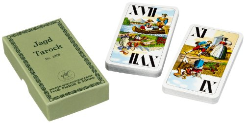 Piatnik 1905 Jagdtarock, Braun, Grün und Schwarz