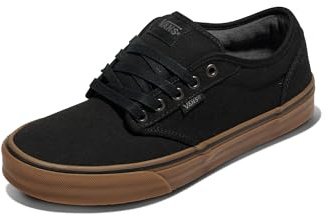 Vans Men's Atwood Low-Top Shoe, Black/Gum, 10