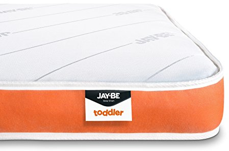 JAY-BE Toddler Foam Free Sprung Mattress, 2+ years of age, 140 x 70 x 10 cm
