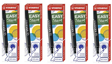 STABILO Patrone zum Nachfüllen EASYoriginal Refill - medium - Schreibfarbe blau (löschbar) (blau - 15 Patronen)