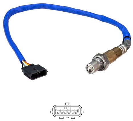 DELPHI Sonda lambda ES21242-12B1 Sonda lambda a banda larga, riscaldato davanti al catalizzatore, dietro al catalizzatore 370mm