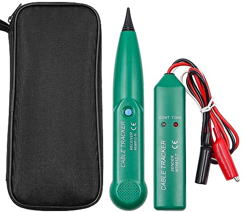 Alnicov Wire Tracker Multi-Function Network Cable Tester Telephone Line Tester for Network Maintenance Collation