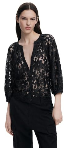 Desigual BLUS_MUSAS, 2000 Black, XL