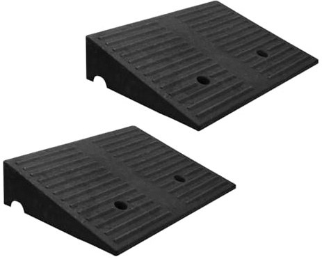 5 Threshold Ramps for Doorways 2pack, Wheelchair Ramp for Home Steps, Curb Ramp for Driveway for Shed, 7000 Lbs Load Capacity for Vehicle Motorcycle Wheelchairs Bikes Trolley Scooter