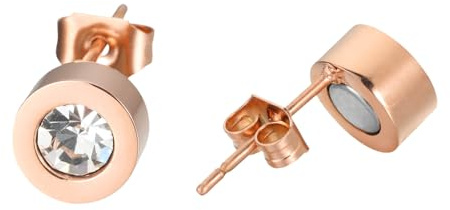 MagEnergy Magnetic Stud örhängen för lymfdränage för kvinnor, magnetfältsterapi örhängen för pain Relief, modesmycke presenter