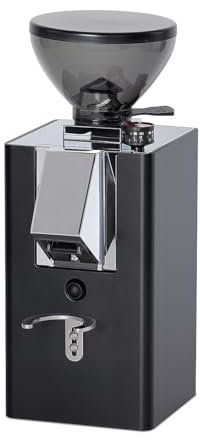 La Pavoni New Kube Mill, LPGKBN02EU Kaffeemühle, 150-g-Trichter und 50-mm-Flachmahlwerke, einfacher Einstellknopf, Anti-Vibrationssystem, 310 W, Mattschwarz