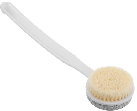 SOIMISS Fußbürste Mit Langlebigem Bimsstein Und Komfortablem Griff Fußpflege Werkzeug Für Hornhautentfernung Und Peeling Im Salon Und Zuhause