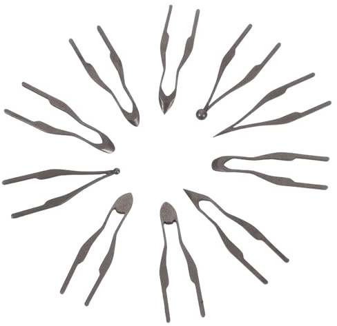 AKOOSY 10 Unidades Puntas de Alta Impedancia para Pirograbado Repuestos Profesionales para Quemado Madera Kit de Puntas para Estilográfica de Grabado Artístico y Bricolaje