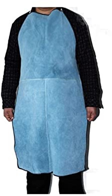 Svetsförkläde, 60 * 95 cm Svetsning Förklädet Leather Welder Heat Isolation Protection Safety Workwear Equipment Protection Welder Hylsa