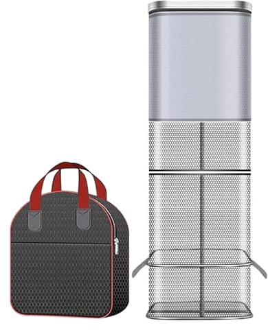 Fiskefälla – 25 cm (9,06 tum) fiskefälla med flera fångster | Aluminiumlegeringsfällor – förstärkt hållbar med skyddande svinkorgskydd för att krypor krabba räkor