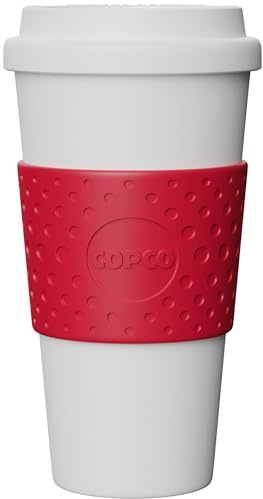 Copco Acadia Insulated Travel Mug with Lid, 16 Oz - Cherry Red