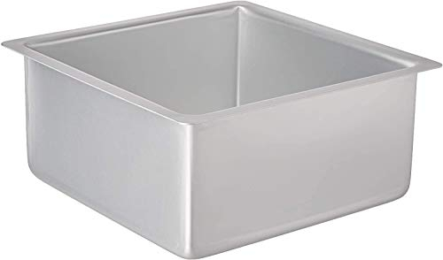 Decora 0062605 Teglia Professionale 20x20xh10cm Quadrata Anodizzata