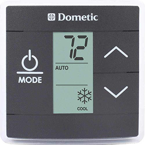 Dometic Capacity Touch Thermostat with Control Kit, Cool/Furnace/Heat Strip, Black