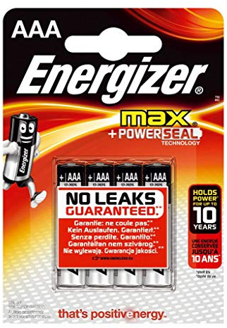 Energizer Max Powerseal 4 piles 1,5V alcalines AAA (lot de 3)
