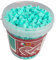 1000 teselas cúbicas para mosaico color verde 9x9x9mm. 1 kg.