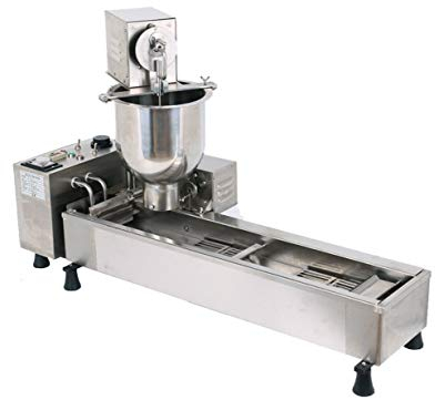 txmachine® Macchine per ciambelle Mini macchina ciambella macchina ciambella friggitrice (220V/50HZ, con 1 muffa)
