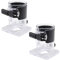 SG Store 2 Piezas Base de Enrutador para Recortadora Carpintería para Diámetro Interior 65mm Compatible con Makita Enrutador Cubierta Protectora Transparente para Máquina Corte Accesorios Protección