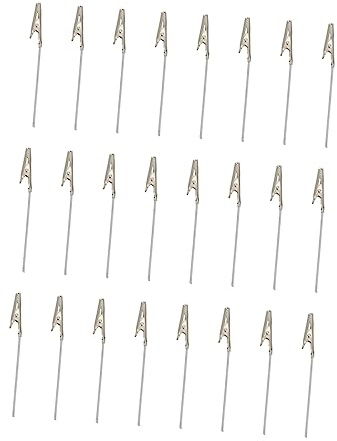 Ciieeo Metall Krokodilklemmen 95mm Langhals Drahtclip Rostfrei Für Visitenkarten Foto Memo Selbstgemacht Halter Büro Tisch