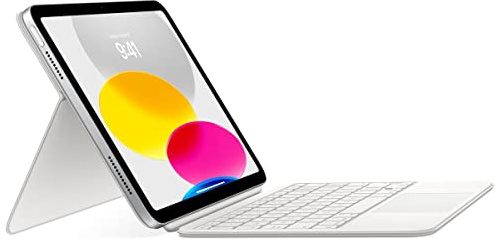 Apple Magic Keyboard Folio for iPad (10th Generation) (QWERTY US English) White (Renewed)