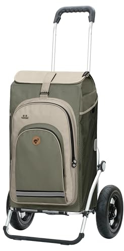 Andersen Shopper MANUFAKTUR Einkaufstrolley Royal Shopper Hydro 2.1 Grey Khaki 107cm