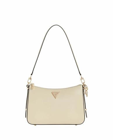 GUESS Daryna Top Zip Shoulder Bag, osso, taglia unica