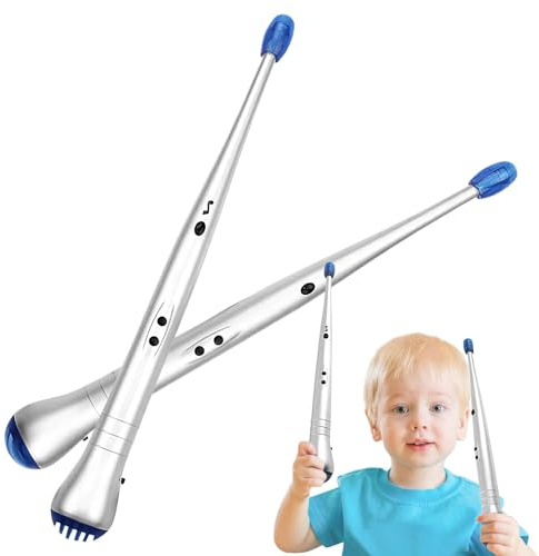Elektrische Air Drum Sticks Musik Air-Drumsticks Rhythmus-Sound-Spielzeug | 1 Paar Rock-Beat-Rhythmus-Stick Schlaginstrument-Werkzeug tragbar Übungen interaktiv musikalisch Kinder
