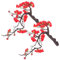 Toyvian Lot De 2 Bouquets Artificiels De Fleurs De Prunier Artificielles Décoration D'Intérieur Fleurs Artificielles Esthétiques Fausses Fleurs De Prunier Pétales en Plastique