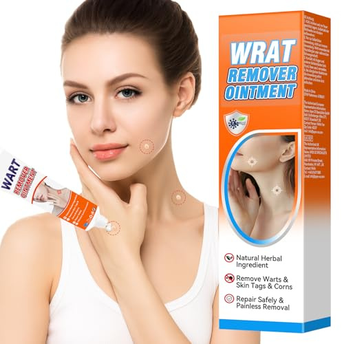 Wart Remover Cream 20g – Skin Tag Removal Kit & Mole Remover – Effective Skin Tag Remover, Wart Freeze Removal, Verruca Treatment, Verruca Remover, Skin Tag Removal for Body & Hands (20g)