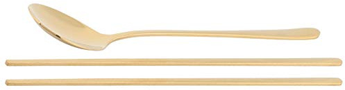 Kooingtech Goldenes Besteck, 304 Edelstahl Besteck Set Gold, Koreanisches Geschirr Für Weihnachtsgeschenk