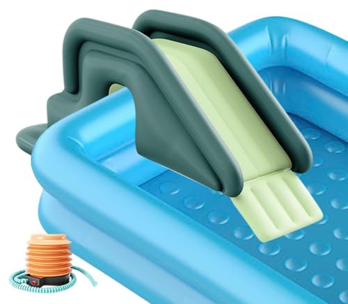 Aufblasbare Pool-Wasserrutsche – Rutsche über den Poolboden, aufblasbarer Schwerlast-Wasserrutsche | Outdoor-Wasserspielrutsche, Poolrutsche im Hinterhof, t